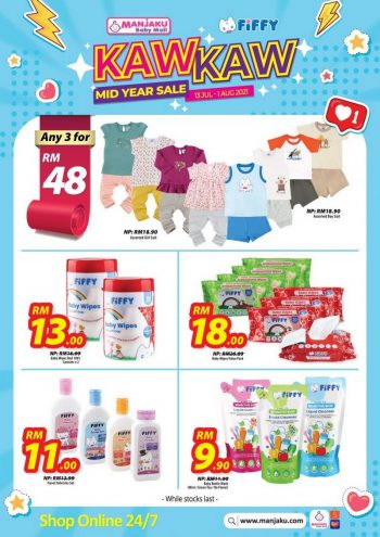 Manjaku-Fiffy-Kaw-Kaw-Mid-Year-Sale-350x495 - Baby & Kids & Parenting Babycare Children Fashion Johor Kedah Kelantan Kuala Lumpur Malaysia Sales Melaka Negeri Sembilan Pahang Penang Perak Perlis Putrajaya Sabah Sarawak Selangor Terengganu 