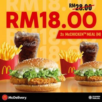 McDonalds-McDelivery-Crazy-Hour-Good-Deals-Come-in-Two-Promotion-3-350x350 - Beverages Food , Restaurant & Pub Johor Kedah Kelantan Kuala Lumpur Melaka Negeri Sembilan Online Store Pahang Penang Perak Perlis Promotions & Freebies Putrajaya Sabah Sarawak Selangor Terengganu 