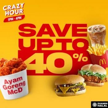 McDonalds-McDelivery-Crazy-Hour-Promo-1-350x351 - Beverages Food , Restaurant & Pub Johor Kedah Kelantan Kuala Lumpur Melaka Negeri Sembilan Online Store Pahang Penang Perak Perlis Promotions & Freebies Putrajaya Sabah Sarawak Selangor Terengganu 