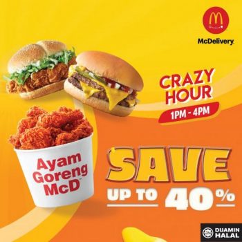 McDonalds-McDelivery-Crazy-Hour-Promotion-350x350 - Beverages Food , Restaurant & Pub Johor Kedah Kelantan Kuala Lumpur Melaka Negeri Sembilan Online Store Pahang Penang Perak Perlis Promotions & Freebies Putrajaya Sabah Sarawak Selangor Terengganu 