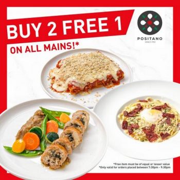 Positano-Risto-Buy-2-FREE-1-Promotion-350x350 - Beverages Food , Restaurant & Pub Kuala Lumpur Promotions & Freebies Selangor 