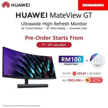 Senheng-HUAWEI-MateView-GT-Promo-350x350 - Computer Accessories Electronics & Computers IT Gadgets Accessories Johor Kedah Kelantan Kuala Lumpur Melaka Negeri Sembilan Online Store Pahang Penang Perak Perlis Promotions & Freebies Putrajaya Sabah Sarawak Selangor Terengganu 