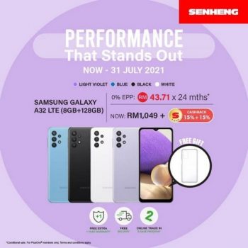 Senheng-Samsung-Galaxy-A32-LTE-Promo-350x350 - Electronics & Computers IT Gadgets Accessories Johor Kedah Kelantan Kuala Lumpur Melaka Mobile Phone Negeri Sembilan Pahang Penang Perak Perlis Promotions & Freebies Putrajaya Sabah Sarawak Selangor Terengganu 