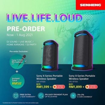 Senheng-Sony-High-Audio-Speaker-Promo-350x350 - Audio System & Visual System Electronics & Computers Home Appliances Johor Kedah Kelantan Kitchen Appliances Kuala Lumpur Melaka Negeri Sembilan Online Store Pahang Penang Perak Perlis Promotions & Freebies Putrajaya Sabah Sarawak Selangor Terengganu 