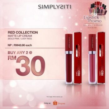 Simplysiti-Shopee-Lipsticks-Promotion-4-350x349 - Beauty & Health Cosmetics Johor Kedah Kelantan Kuala Lumpur Melaka Negeri Sembilan Online Store Pahang Penang Perak Perlis Promotions & Freebies Putrajaya Sabah Sarawak Selangor Terengganu 