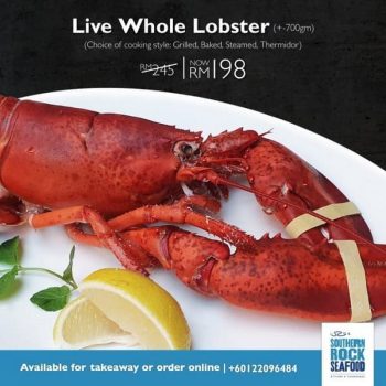 Southern-Rock-Seafood-Live-Whole-Lobster-Promo-350x350 - Beverages Food , Restaurant & Pub Johor Kedah Kelantan Kuala Lumpur Melaka Negeri Sembilan Pahang Penang Perak Perlis Promotions & Freebies Putrajaya Sabah Sarawak Selangor Terengganu 