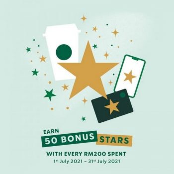 Starbucks-50-Bonus-Stars-Promo-350x350 - Beverages Food , Restaurant & Pub Johor Kedah Kelantan Kuala Lumpur Melaka Negeri Sembilan Pahang Penang Perak Perlis Promotions & Freebies Putrajaya Sabah Sarawak Selangor Terengganu 