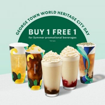 Starbucks-Buy-1-Free-1-Promo-350x350 - Beverages Food , Restaurant & Pub Penang Promotions & Freebies 