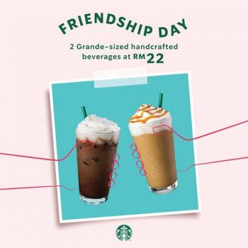 Starbucks-Friendship-Day-Promo-350x350 - Beverages Food , Restaurant & Pub Johor Kedah Kelantan Kuala Lumpur Melaka Negeri Sembilan Pahang Penang Perak Perlis Promotions & Freebies Putrajaya Sabah Sarawak Selangor Terengganu 