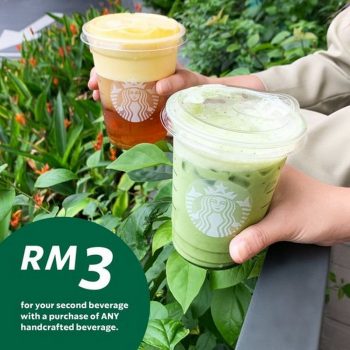 Starbucks-RM3-for-your-2nd-Beverage-Promo-350x350 - Beverages Food , Restaurant & Pub Johor Kedah Kelantan Kuala Lumpur Melaka Negeri Sembilan Pahang Penang Perak Perlis Promotions & Freebies Putrajaya Sabah Sarawak Selangor Terengganu 