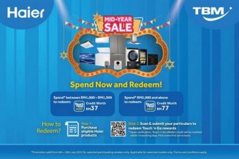 TBM-Online-Haier-Mid-Year-Sale-350x233 - Electronics & Computers Home Appliances Johor Kedah Kelantan Kitchen Appliances Kuala Lumpur Malaysia Sales Melaka Negeri Sembilan Online Store Pahang Penang Perak Perlis Putrajaya Sabah Sarawak Selangor Terengganu 