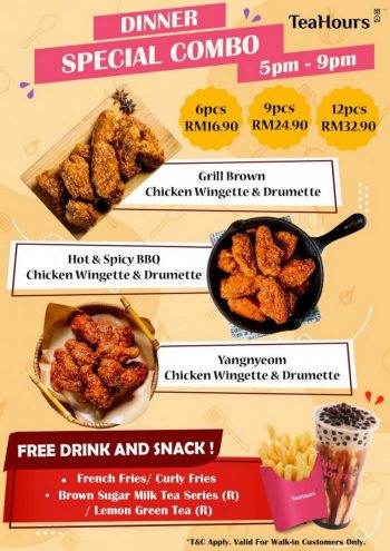 TeaHours-Dinner-Special-Combo-Promotion-350x495 - Beverages Food , Restaurant & Pub Promotions & Freebies Selangor 