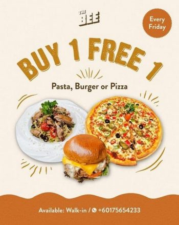 The-Bee-Buy-1-Free-1-Promo-350x438 - Beverages Food , Restaurant & Pub Kuala Lumpur Promotions & Freebies Selangor 