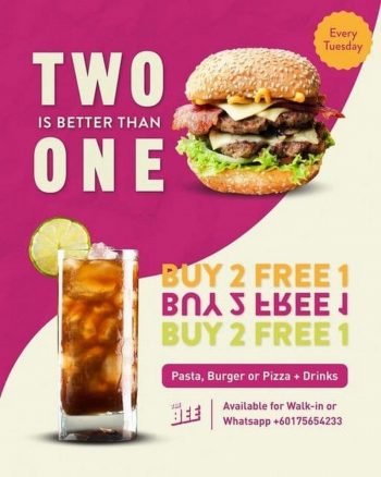 The-Bee-Two-is-Better-than-One-Promo-350x438 - Beverages Food , Restaurant & Pub Kuala Lumpur Promotions & Freebies Selangor 