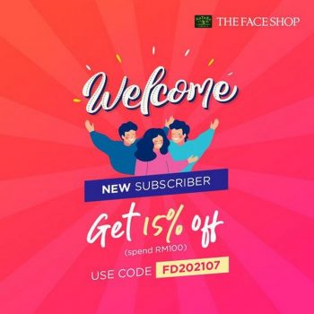 The-Face-Shop-Online-New-Subscriber-Promo-350x350 - Beauty & Health Johor Kedah Kelantan Kuala Lumpur Melaka Negeri Sembilan Online Store Pahang Penang Perak Perlis Personal Care Promotions & Freebies Putrajaya Sabah Sarawak Selangor Skincare Terengganu 