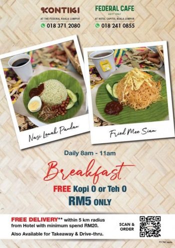 The-Federal-Breakfast-Deals-350x497 - Beverages Food , Restaurant & Pub Kuala Lumpur Promotions & Freebies Selangor 