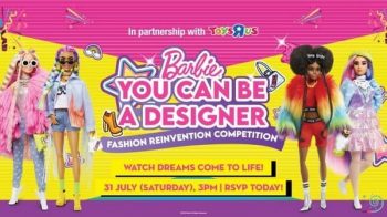 Toys-R-Us-Barbie-You-Can-Be-A-Designer-Contest-350x196 - Baby & Kids & Parenting Events & Fairs Johor Kedah Kelantan Kuala Lumpur Melaka Negeri Sembilan Online Store Pahang Penang Perak Perlis Putrajaya Sabah Sarawak Selangor Terengganu Toys 