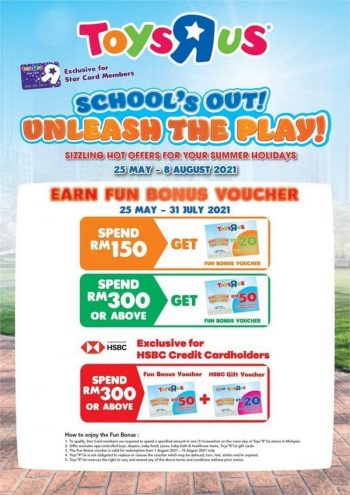 Toys-R-Us-Schools-Out-Unleash-The-Play-Promotion-350x495 - Baby & Kids & Toys Johor Kedah Kelantan Kuala Lumpur Melaka Negeri Sembilan Online Store Pahang Penang Perak Perlis Promotions & Freebies Putrajaya Sabah Sarawak Selangor Terengganu Toys 