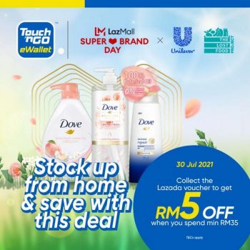 Unilever-Lazada-Free-RM5-OFF-Voucher-Promotion-With-Touch-n-Go-350x350 - Johor Kedah Kelantan Kuala Lumpur Melaka Negeri Sembilan Online Store Others Pahang Penang Perak Perlis Promotions & Freebies Putrajaya Sabah Sarawak Selangor Terengganu 