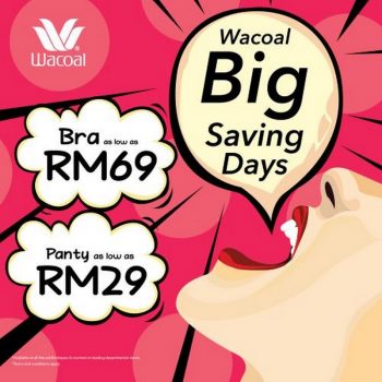 Wacoal-Big-Saving-Days-Sale-350x350 - Fashion Lifestyle & Department Store Lingerie Malaysia Sales Sarawak Underwear 