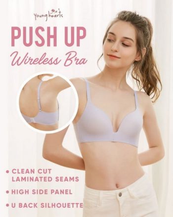 Young-Hearts-Push-Up-Wireless-Bra-Promo-350x438 - Fashion Accessories Fashion Lifestyle & Department Store Johor Kedah Kelantan Kuala Lumpur Lingerie Melaka Negeri Sembilan Online Store Pahang Penang Perak Perlis Promotions & Freebies Putrajaya Sabah Sarawak Selangor Terengganu Underwear 