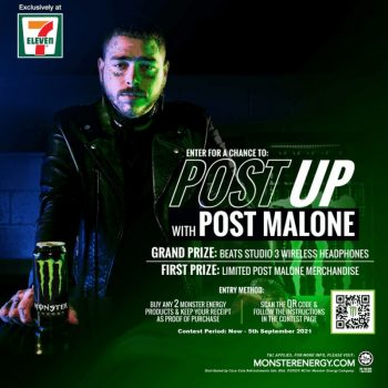 7-Eleven-Post-Up-with-Post-Malone-Contest-350x350 - Events & Fairs Johor Kedah Kelantan Kuala Lumpur Melaka Negeri Sembilan Others Pahang Penang Perak Perlis Putrajaya Sabah Sarawak Selangor Terengganu 