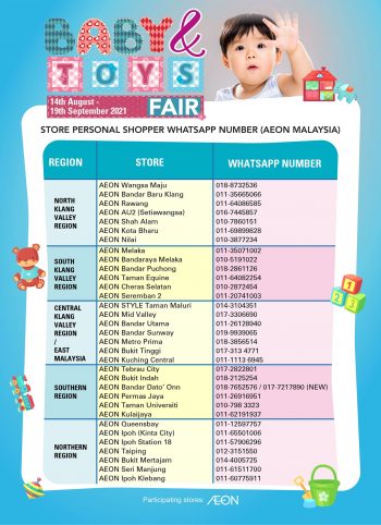 AEON-Baby-Toys-Fair-8-350x482 - Baby & Kids & Parenting Babycare Events & Fairs Johor Kedah Kelantan Kuala Lumpur Melaka Negeri Sembilan Pahang Penang Perak Perlis Putrajaya Sabah Sarawak Selangor Supermarket & Hypermarket Terengganu Toys 