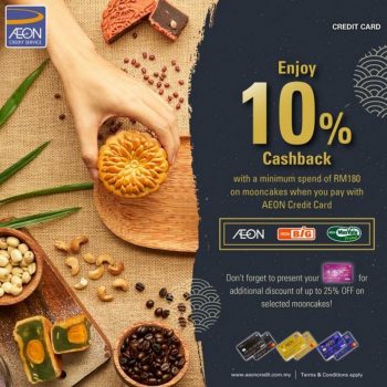 AEON-BiG-AEON-Credit-Service-Card-Mooncake-10-Cashback-Promotion-350x350 - Cake Food , Restaurant & Pub Johor Kedah Kelantan Kuala Lumpur Melaka Negeri Sembilan Online Store Pahang Penang Perak Perlis Promotions & Freebies Putrajaya Sabah Sarawak Selangor Supermarket & Hypermarket Terengganu 