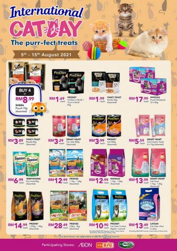 AEON-International-Cat-Day-Promotion-1-350x495 - Johor Kedah Kelantan Kuala Lumpur Melaka Negeri Sembilan Pahang Penang Perak Perlis Pets Promotions & Freebies Putrajaya Sabah Sarawak Selangor Sports,Leisure & Travel Supermarket & Hypermarket Terengganu 