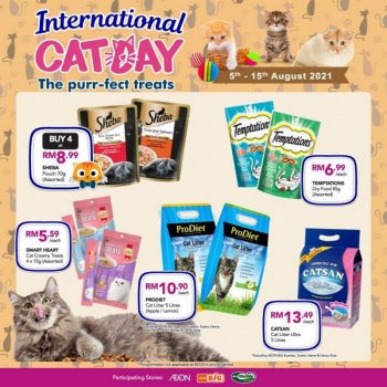 AEON-International-Cat-Day-Promotion-350x350 - Johor Kedah Kelantan Kuala Lumpur Melaka Negeri Sembilan Pahang Penang Perak Perlis Pets Promotions & Freebies Putrajaya Sabah Sarawak Selangor Sports,Leisure & Travel Supermarket & Hypermarket Terengganu 