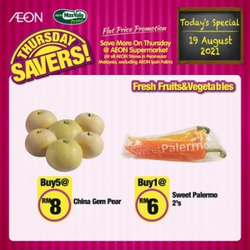 AEON-Supermarket-Thursday-Savers-Promotion-2-1-350x350 - Johor Kedah Kelantan Kuala Lumpur Melaka Negeri Sembilan Pahang Penang Perak Perlis Promotions & Freebies Putrajaya Sabah Sarawak Selangor Supermarket & Hypermarket Terengganu 