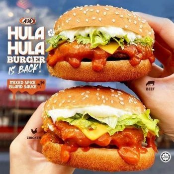 AW-Hula-Hula-Burger-Promo-350x350 - Beverages Burger Food , Restaurant & Pub Johor Kedah Kelantan Kuala Lumpur Melaka Negeri Sembilan Pahang Penang Perak Perlis Promotions & Freebies Putrajaya Sabah Sarawak Selangor Terengganu 