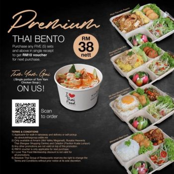 Absolute-Thai-Delivery-Bento-Box-Promotion-1-350x350 - Beverages Food , Restaurant & Pub Johor Kedah Kelantan Kuala Lumpur Melaka Negeri Sembilan Online Store Pahang Penang Perak Perlis Promotions & Freebies Putrajaya Sabah Sarawak Selangor Terengganu 