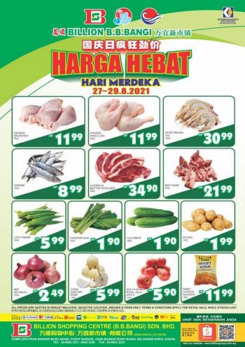 BILLION-Merdeka-Promotion-at-Bandar-Baru-Bangi-350x496 - Promotions & Freebies Selangor Supermarket & Hypermarket 