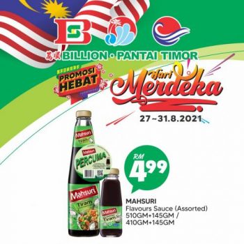 BILLION-Pantai-Timor-Merdeka-Promotion-20-1-350x350 - Johor Kedah Kelantan Kuala Lumpur Melaka Negeri Sembilan Pahang Penang Perak Perlis Promotions & Freebies Putrajaya Sabah Sarawak Selangor Supermarket & Hypermarket Terengganu 