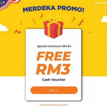 BreadTalk-Merdeka-Promotion-1-350x350 - Beverages Food , Restaurant & Pub Johor Kedah Kelantan Kuala Lumpur Melaka Negeri Sembilan Pahang Penang Perak Perlis Promotions & Freebies Putrajaya Sabah Sarawak Selangor Terengganu 