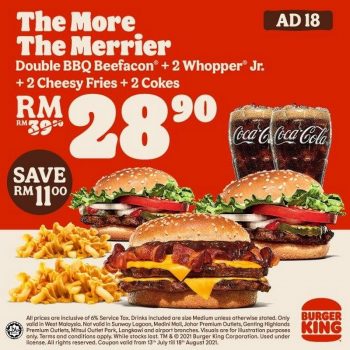 Burger-King-The-More-The-Merrier-Promotion-1-350x350 - Beverages Food , Restaurant & Pub Johor Kedah Kelantan Kuala Lumpur Melaka Negeri Sembilan Pahang Penang Perak Perlis Promotions & Freebies Putrajaya Sabah Sarawak Selangor Terengganu 