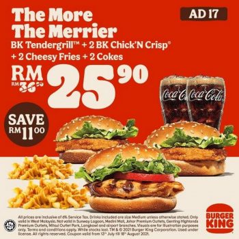 Burger-King-The-More-The-Merrier-Promotion-350x350 - Beverages Food , Restaurant & Pub Johor Kedah Kelantan Kuala Lumpur Melaka Negeri Sembilan Pahang Penang Perak Perlis Promotions & Freebies Putrajaya Sabah Sarawak Selangor Terengganu 