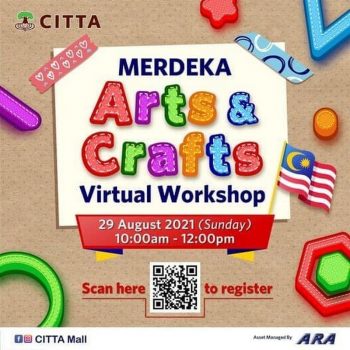 CITTA-Mall-Merdeka-Arts-Crafts-Virtual-Workshop-350x350 29 Aug 2021: CITTA Mall Merdeka Arts & Crafts Virtual Workshop