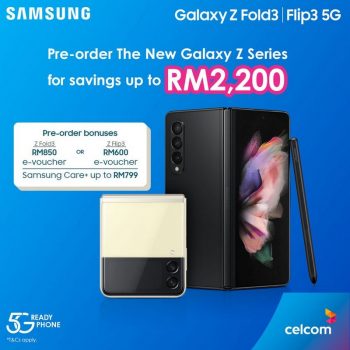 Celcom-Galaxy-Z-Series-Promo-350x350 - Electronics & Computers IT Gadgets Accessories Johor Kedah Kelantan Kuala Lumpur Melaka Mobile Phone Negeri Sembilan Online Store Pahang Penang Perak Perlis Promotions & Freebies Putrajaya Sabah Sarawak Selangor Terengganu 