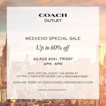 Coach-Weekend-Special-Sale-1-350x350 - Bags Fashion Accessories Fashion Lifestyle & Department Store Johor Kedah Kelantan Kuala Lumpur Malaysia Sales Melaka Negeri Sembilan Online Store Pahang Penang Perak Perlis Putrajaya Sabah Sarawak Selangor Terengganu 