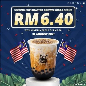 31 Aug 2021: Daboba National Day Promotion - EverydayOnSales.com