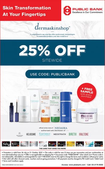 Dermaskinshop-25-off-Promo-with-Public-Bank-350x562 - Bank & Finance Beauty & Health Johor Kedah Kelantan Kuala Lumpur Melaka Negeri Sembilan Pahang Penang Perak Perlis Personal Care Promotions & Freebies Public Bank Putrajaya Sabah Sarawak Selangor Skincare Terengganu 