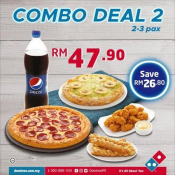 Dominos-Pizza-Combo-Deals-Promotion-1-350x350 - Beverages Food , Restaurant & Pub Johor Kedah Kelantan Kuala Lumpur Melaka Negeri Sembilan Online Store Pahang Penang Perak Perlis Pizza Promotions & Freebies Putrajaya Sabah Sarawak Selangor Terengganu 