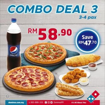 Dominos-Pizza-Combo-Deals-Promotion-2-350x350 - Beverages Food , Restaurant & Pub Johor Kedah Kelantan Kuala Lumpur Melaka Negeri Sembilan Online Store Pahang Penang Perak Perlis Pizza Promotions & Freebies Putrajaya Sabah Sarawak Selangor Terengganu 