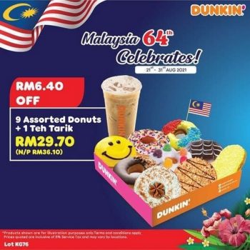 Dunkin-Donut-Merdeka-Special-350x350 - Beverages Food , Restaurant & Pub Johor Kedah Kelantan Kuala Lumpur Melaka Negeri Sembilan Pahang Penang Perak Perlis Promotions & Freebies Putrajaya Sabah Sarawak Selangor Terengganu 