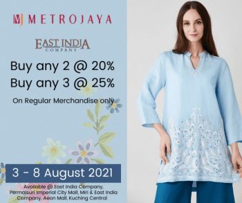 East-India-Company-Special-Deal-at-Metrojaya-350x293 - Apparels Fashion Accessories Fashion Lifestyle & Department Store Promotions & Freebies Sarawak 