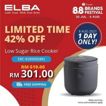 Elba-Low-Sugar-Rice-Cooker-Promo-on-Shopee-350x349 - Electronics & Computers Home Appliances Johor Kedah Kelantan Kitchen Appliances Kuala Lumpur Melaka Negeri Sembilan Online Store Pahang Penang Perak Perlis Promotions & Freebies Putrajaya Sabah Sarawak Selangor Terengganu 