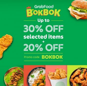 GrabFood-BokBok-Promotion-350x349 - Beverages Food , Restaurant & Pub Johor Kedah Kelantan Kuala Lumpur Melaka Negeri Sembilan Online Store Pahang Penang Perak Perlis Promotions & Freebies Putrajaya Sabah Sarawak Selangor Terengganu 