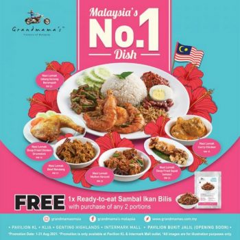 Grandmamas-Signature-Nasi-lemak-Promotion-350x350 - Beverages Food , Restaurant & Pub Kuala Lumpur Promotions & Freebies Selangor 